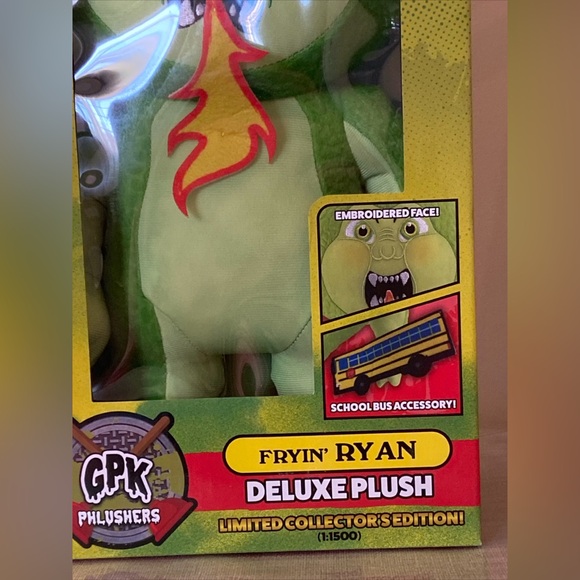 Garbage Pail Kids Deluxe 12” Plush- Limited Collector’s Edition- Fryin’ Ryan - Picture 4 of 10